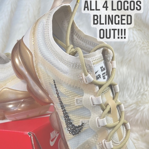 Custom Nike VaporMax Bedazzled Swarovski Crystals - Picture 5 of 6